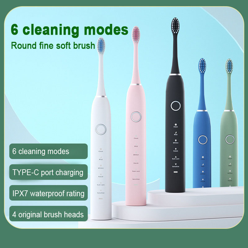 Teeth Whitening Or Tooth Whitening - Spazzolino Elettrico Intelligente Ricaricabile a Ultrasuoni