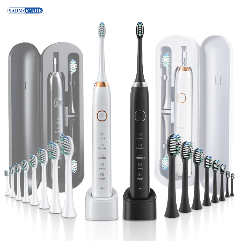Teeth Whitening Or Tooth Whitening - Spazzolino elettrico sonico 8 testine Smart
