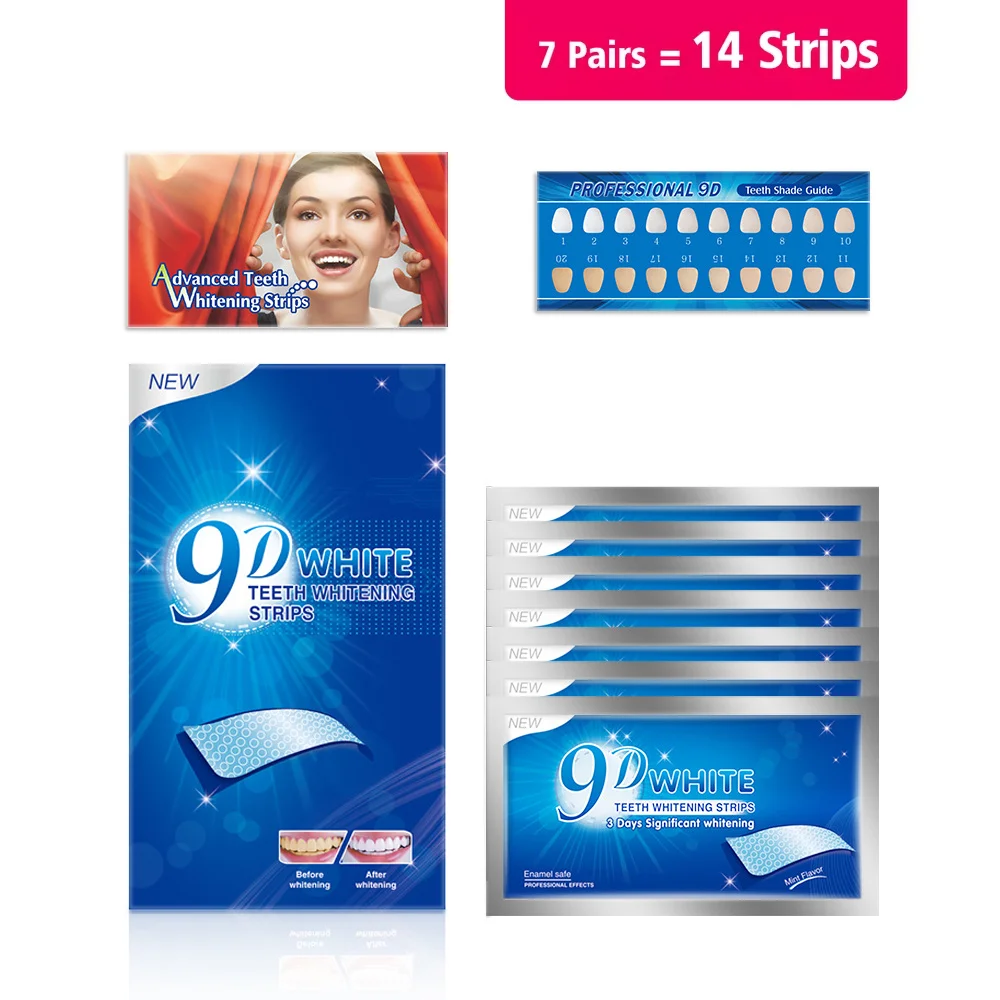 Whitening Strip 3D - Strisce sbiancanti per denti 3D 5D