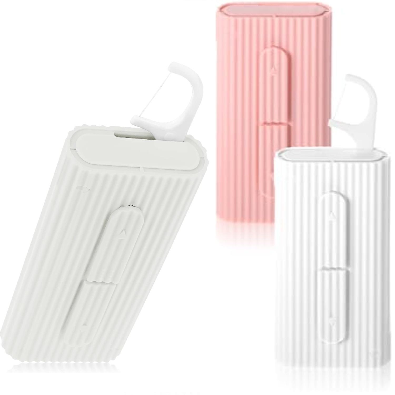 Dental Floss Picks - Dispenser Automatico Portatile per Filo Interdentale,