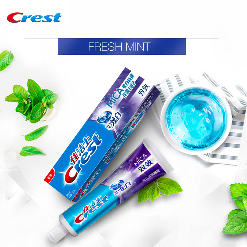 Teeth Whitening Naturally - Crest 3D MICA Dentifricio Fluoruro Sbiancamento
