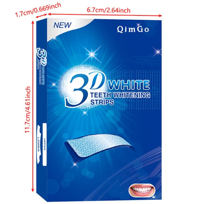 Whitening Strip 3D - Strisce Sbiancanti per Denti Naturalmente Bianchi,