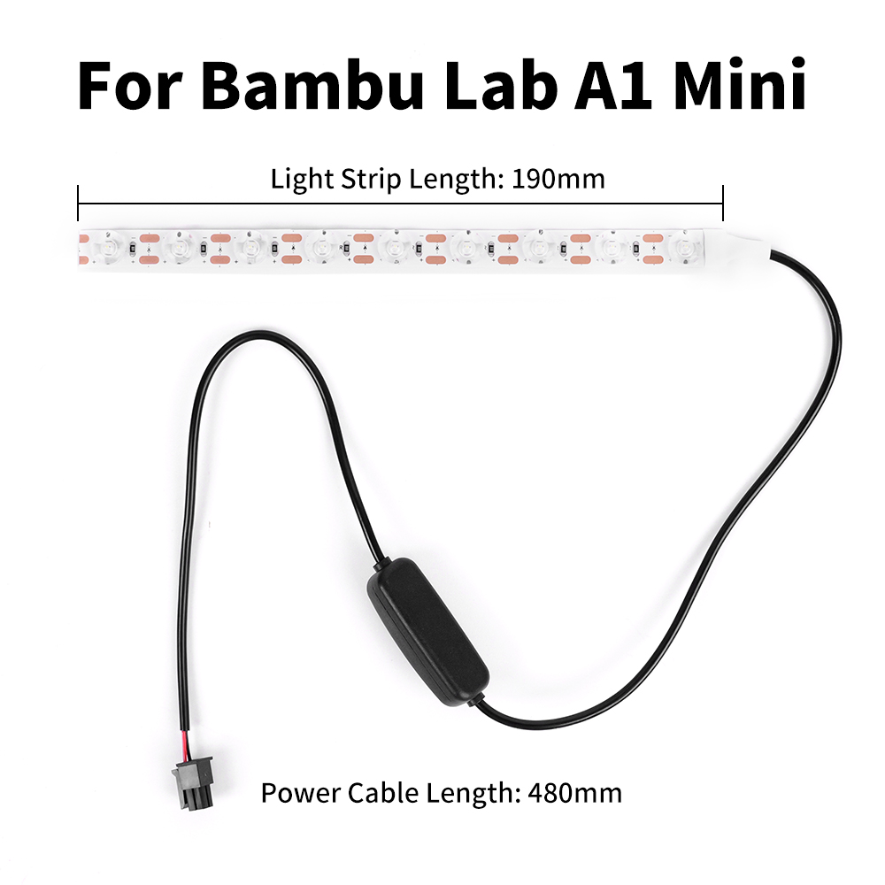Whitening Strip 3D - Striscia LED Aggiornata per Bambu Lab