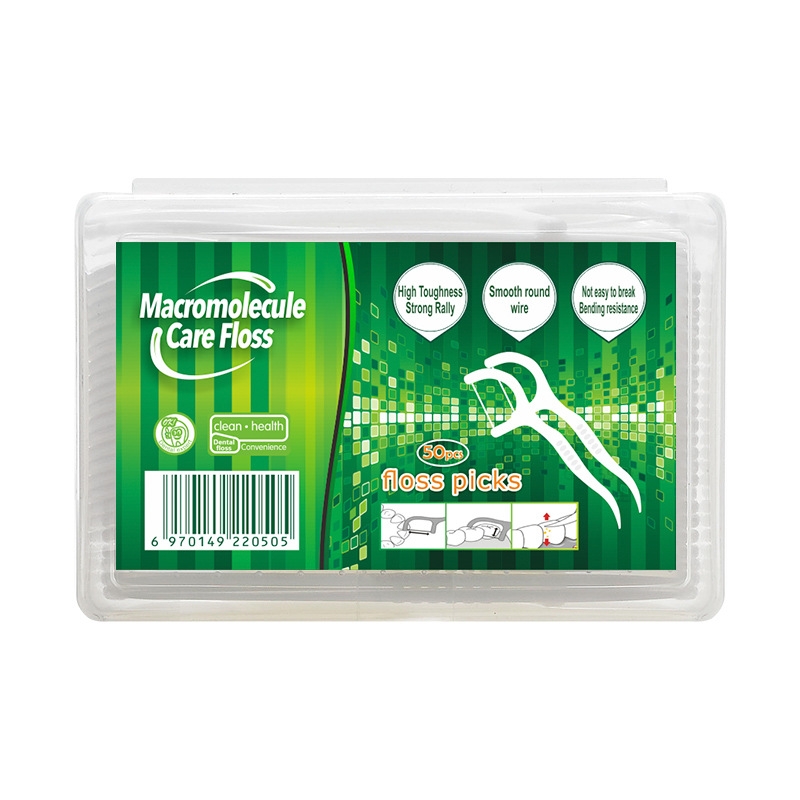 Dental Floss Picks - 50 pz Filo Interdentale Flosser Picks