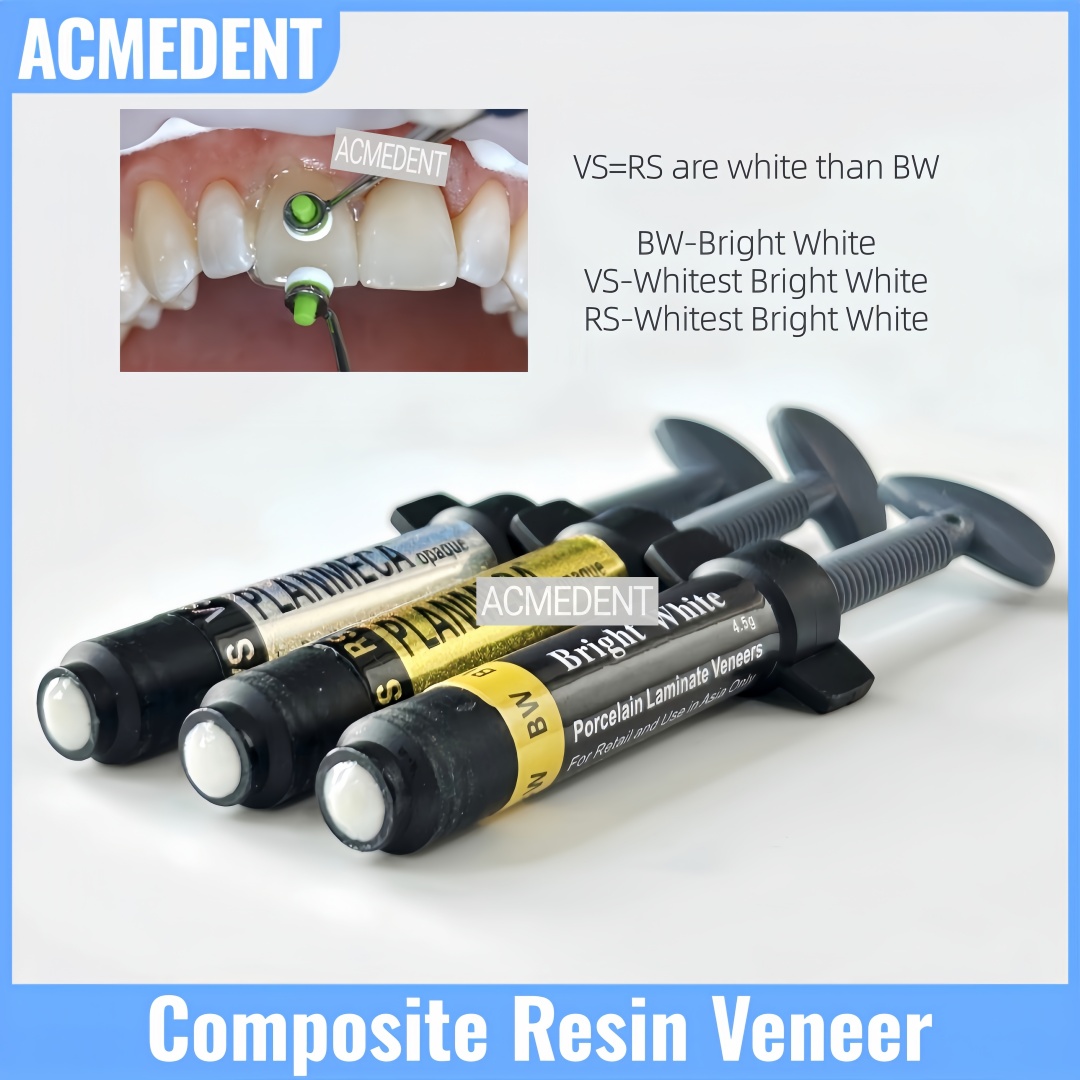 Teeth Whitening Vs Veneers - 4.5g Dentale Composito Impiallacciatura di Resina