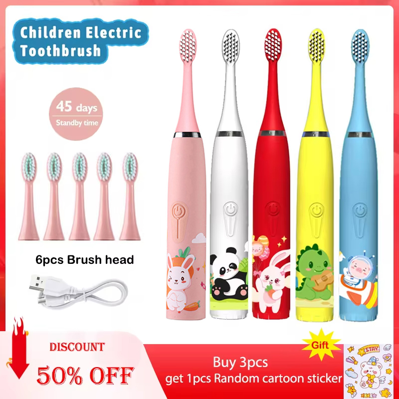 Electric Toothbrush Sonic - Spazzolino elettrico sonico IPX7 impermeabile con