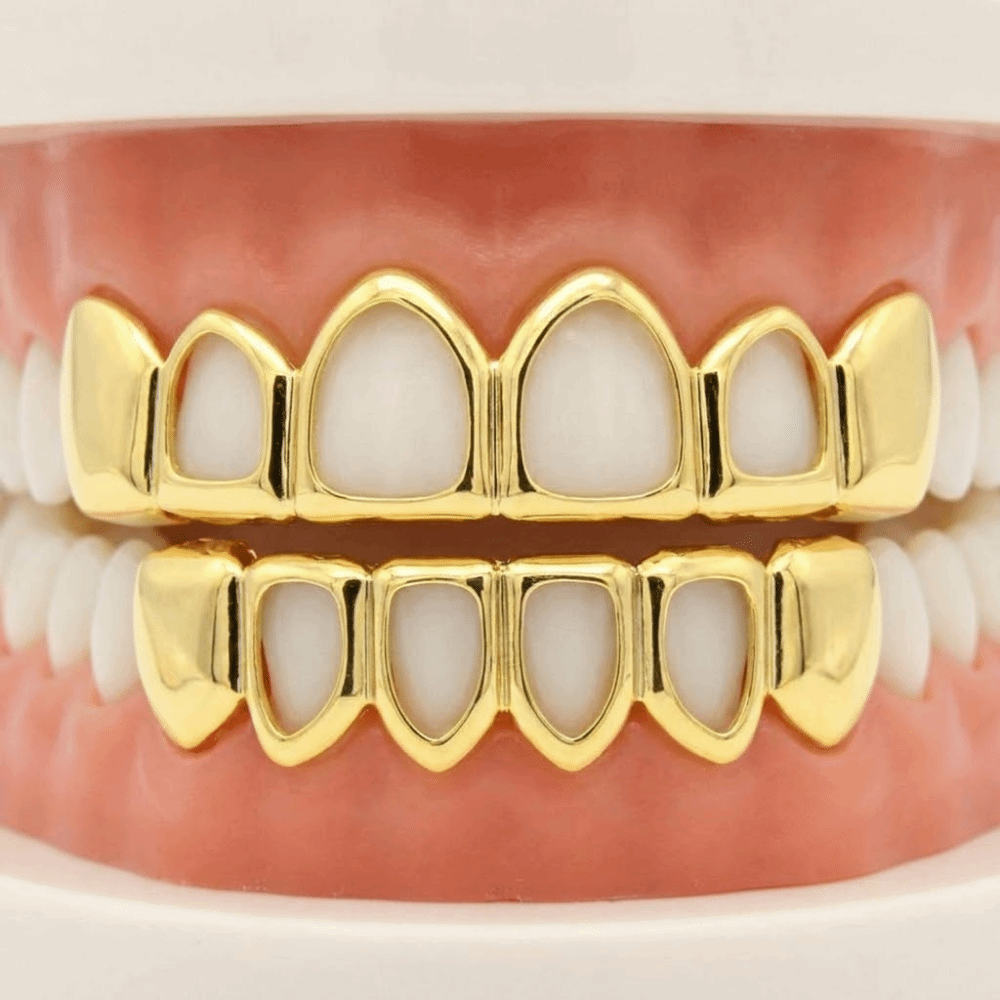 Teeth Whitening Uv - Set da 2 Pezzi Grillz Dentali