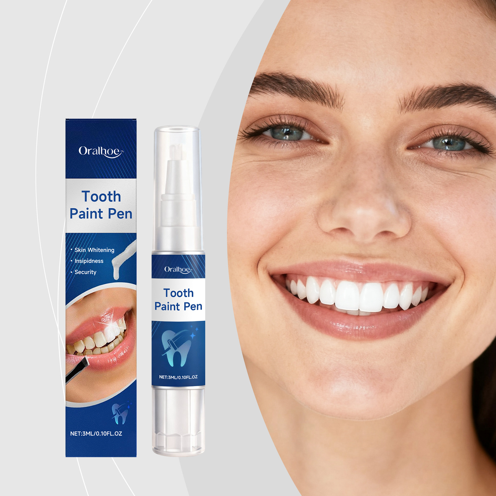 Teeth Whitening Pen - Penna sbiancante per denti Oralhoe, rimuove