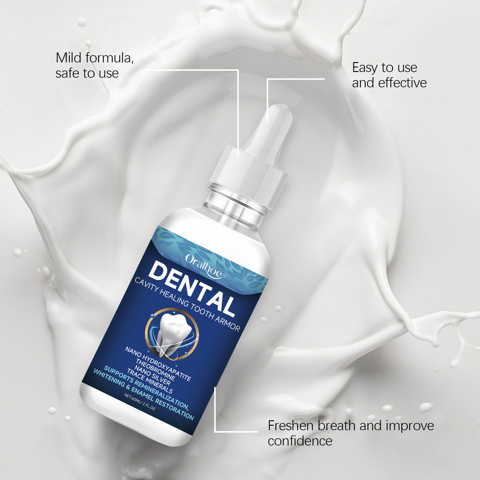 Siero Liquido Sbiancante per D - Teeth Whitening Naturally recensione e prezzo
