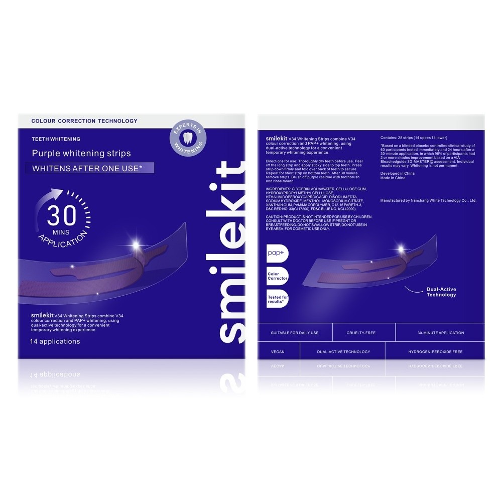 7/14pcs Nuova striscia sbianca - Whitening Strip 3D recensione e prezzo