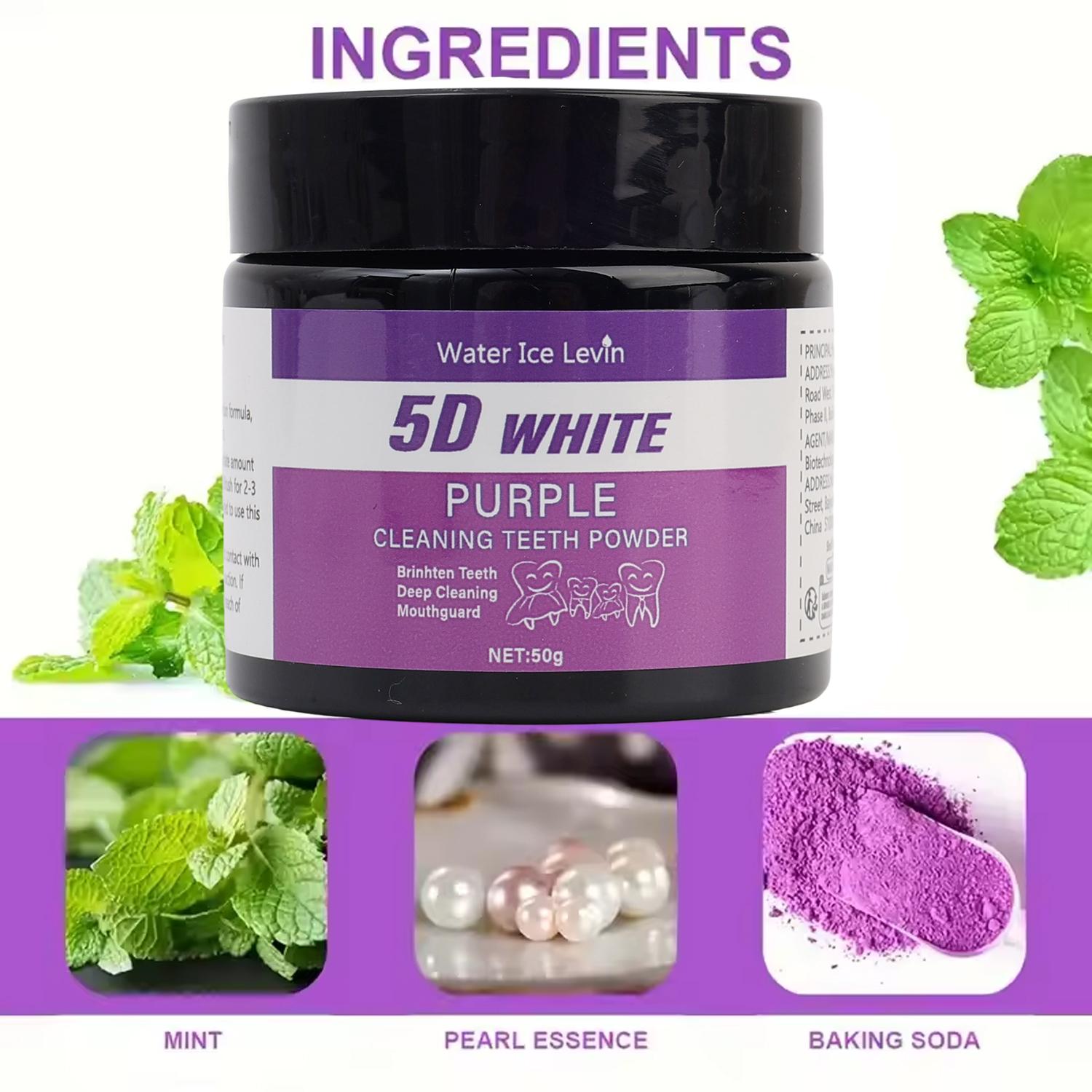 50g/scatola Polvere Sbiancante - Teeth Whitening Oil Pulling recensione e prezzo