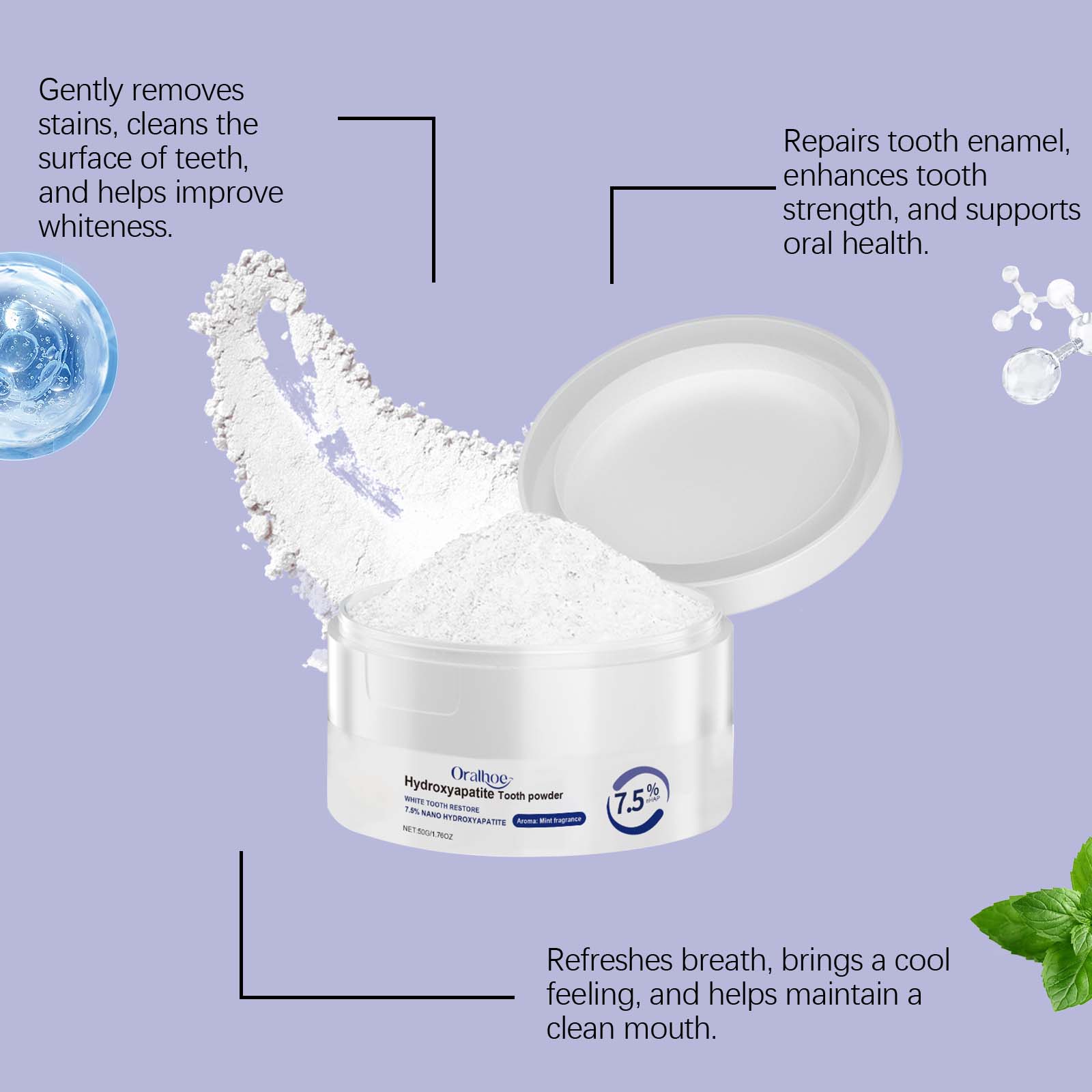Cura delicata dei denti, forte - Teeth Whitening Oil Pulling recensione e prezzo