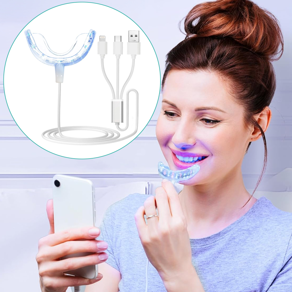 Luce acceleratore per sbiancam - Teeth Whitening With Blue Light recensione e prezzo