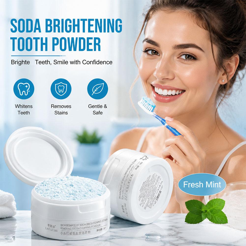 Polvere sbiancante per denti a - Teeth Whitening Baking Soda recensione e prezzo