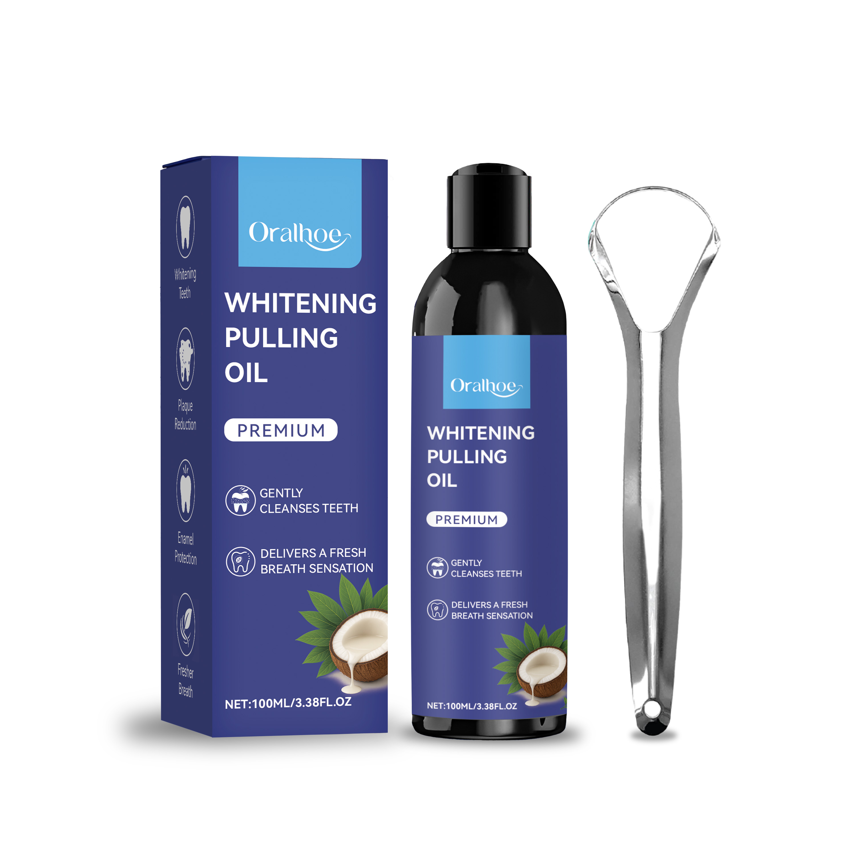 Olio da tirare al cocco con ra - Teeth Whitening Oil Pulling recensione e prezzo