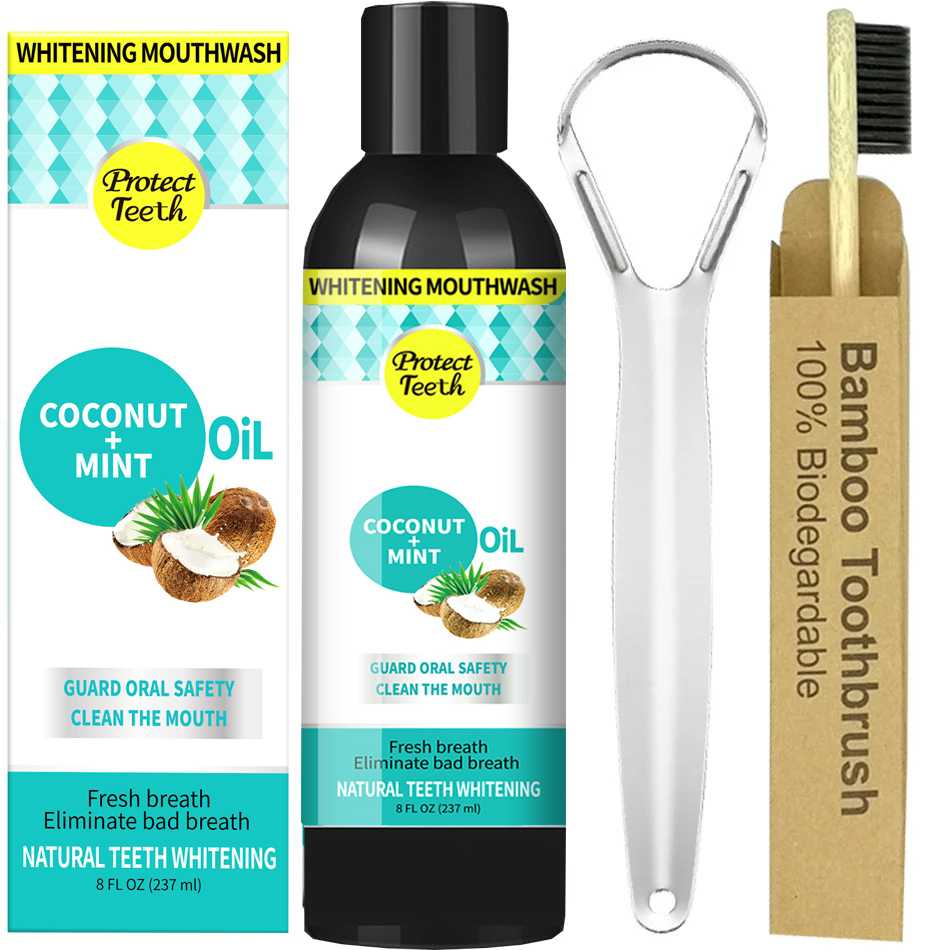 237ml Menta di Cocco Tirando O - Teeth Whitening Oil Pulling recensione e prezzo