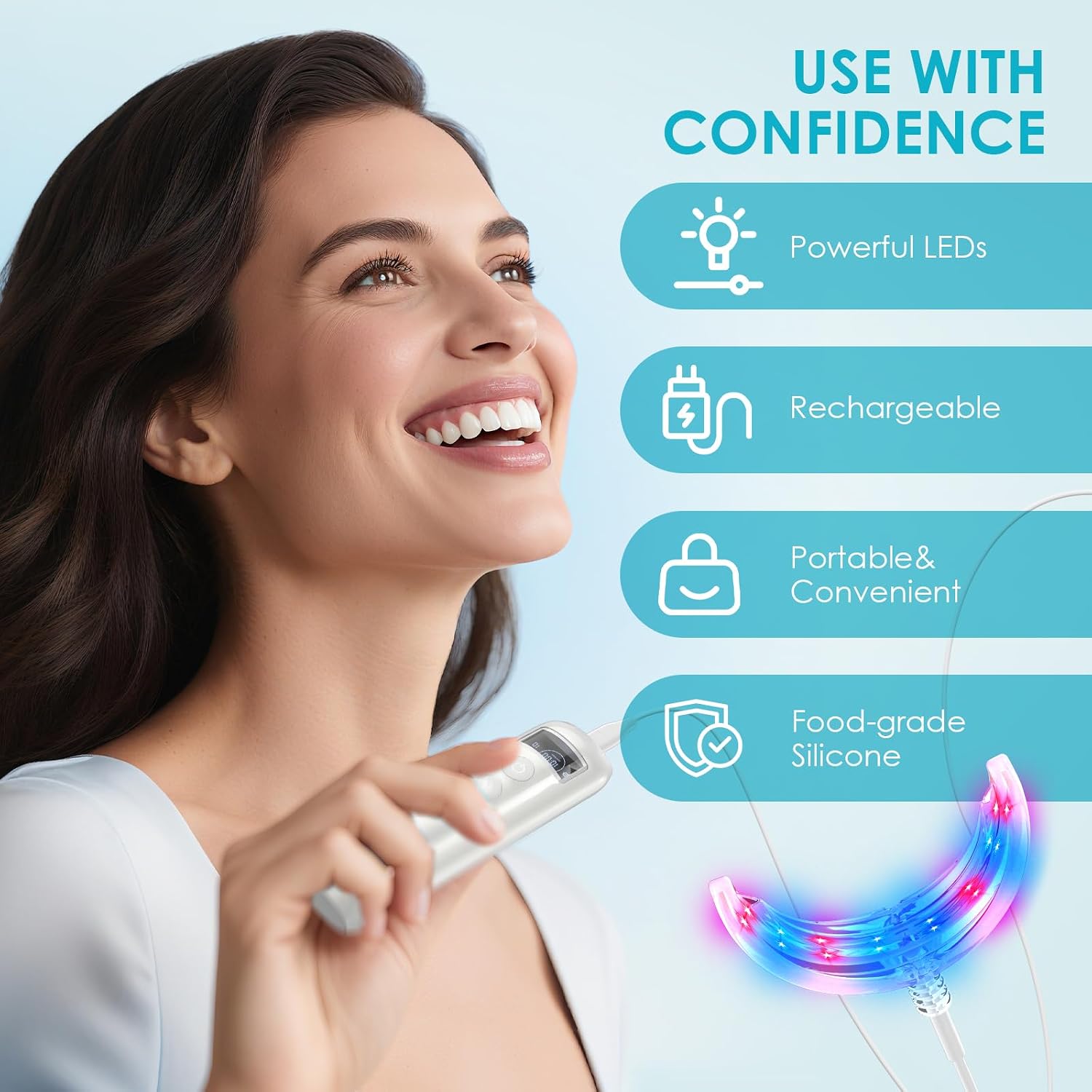 Acceleratore Sbiancante Denti  - Teeth Whitening With Blue Light recensione e prezzo