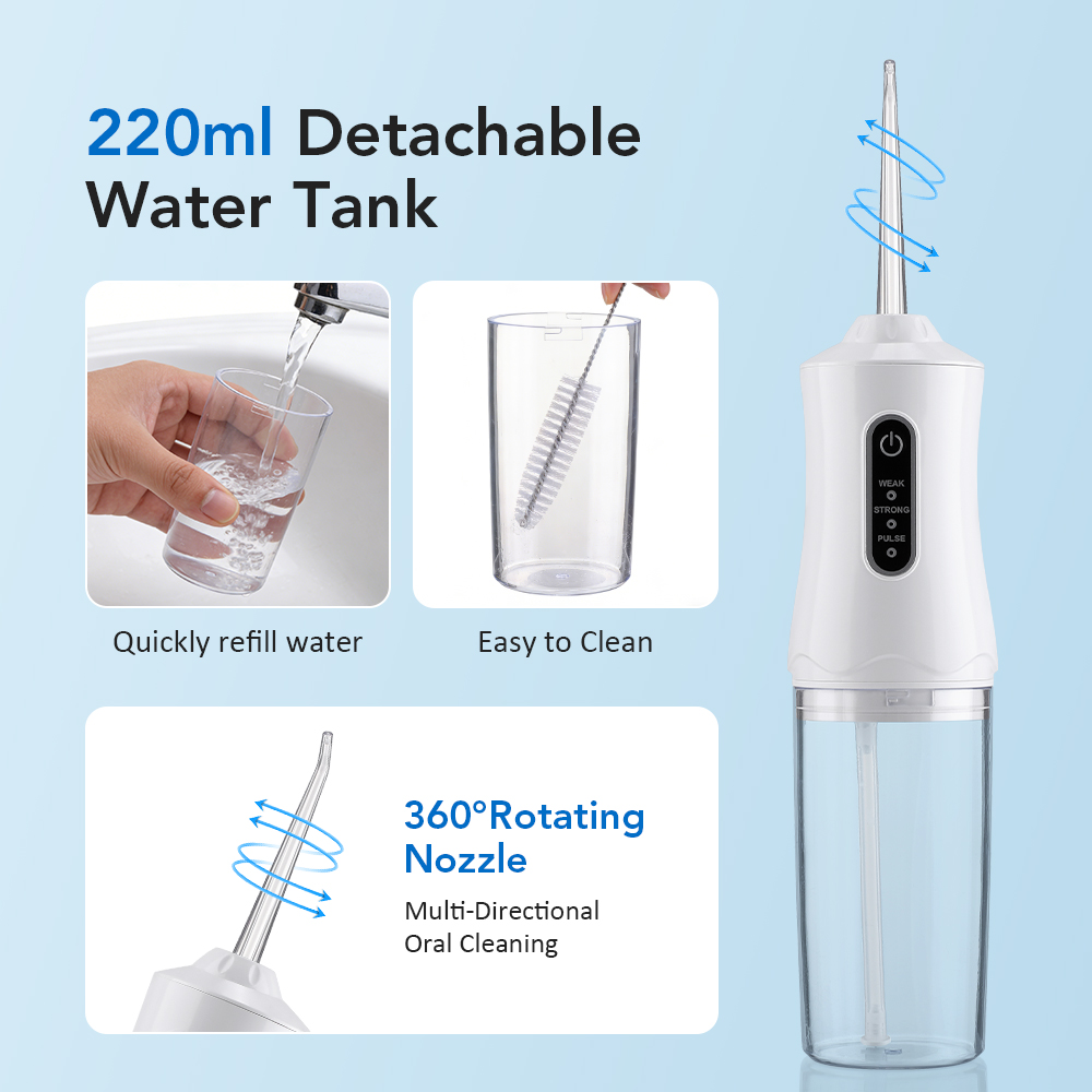 Irrigatore orale portatile a 3 - Teeth Whitening Or Tooth Whitening recensione e prezzo