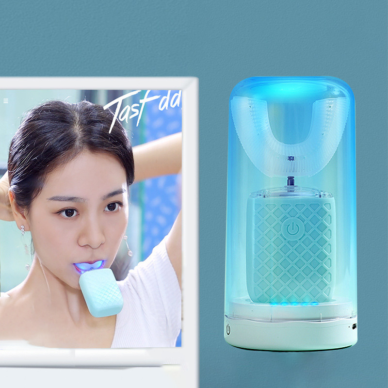 Spazzolino elettrico a forma d - Teeth Whitening With Blue Light recensione e prezzo