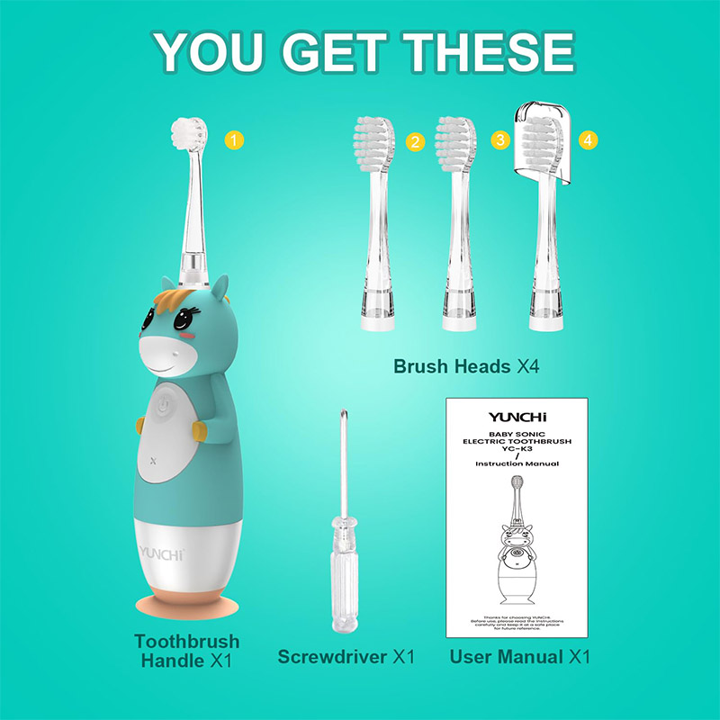 K3 Unicorn Cartoon Spazzolino  - Electric Toothbrush Sonic recensione e prezzo