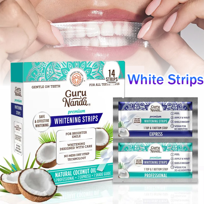 1/2/3 Scatole di Strisce Sbian - Teeth Whitening Oil Pulling recensione e prezzo