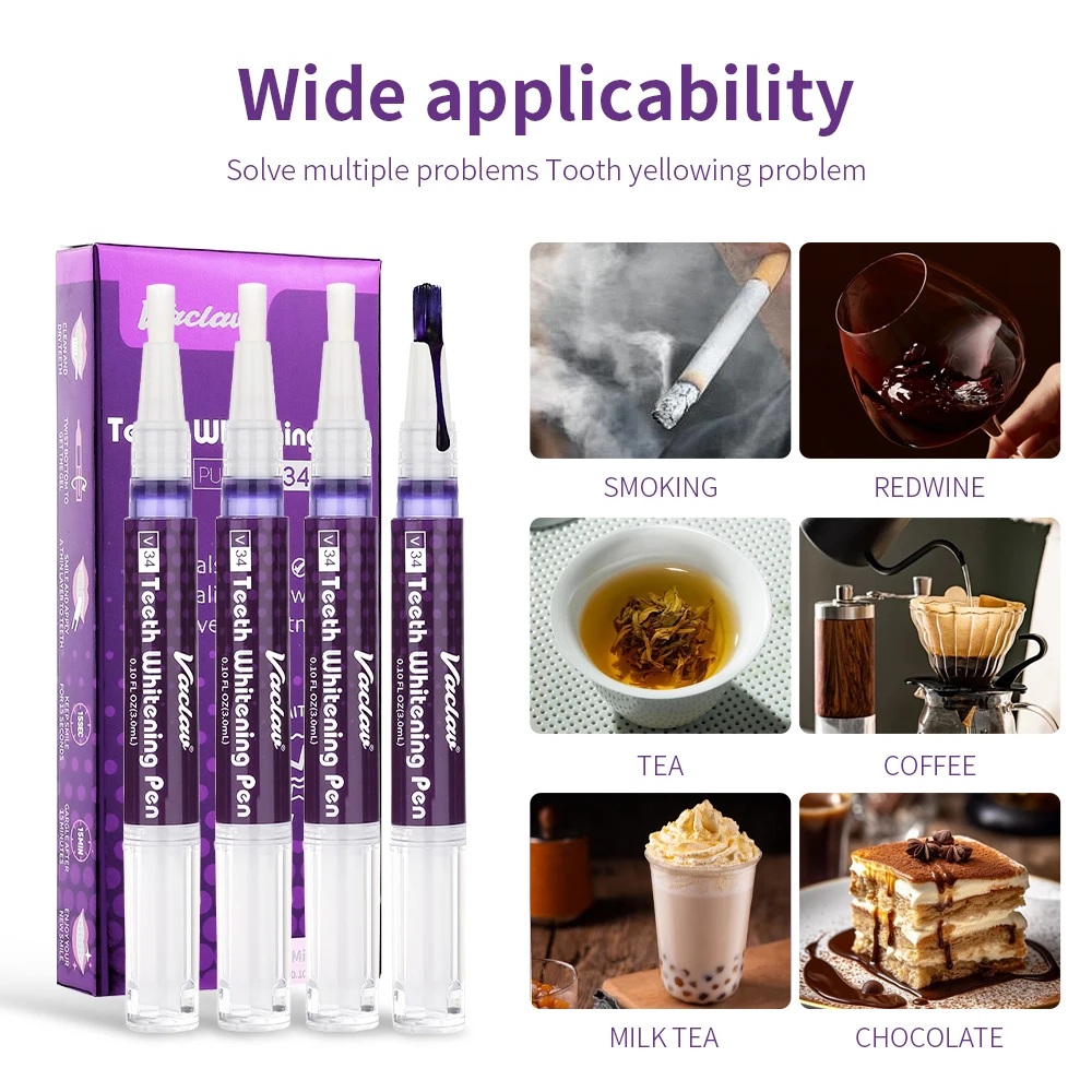 Vaclav V34 Penna gel sbiancant - Teeth Whitening Pen recensione e prezzo