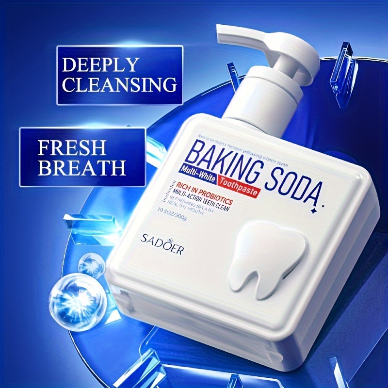 Dentifricio con pompa probioti - Teeth Whitening Baking Soda recensione e prezzo