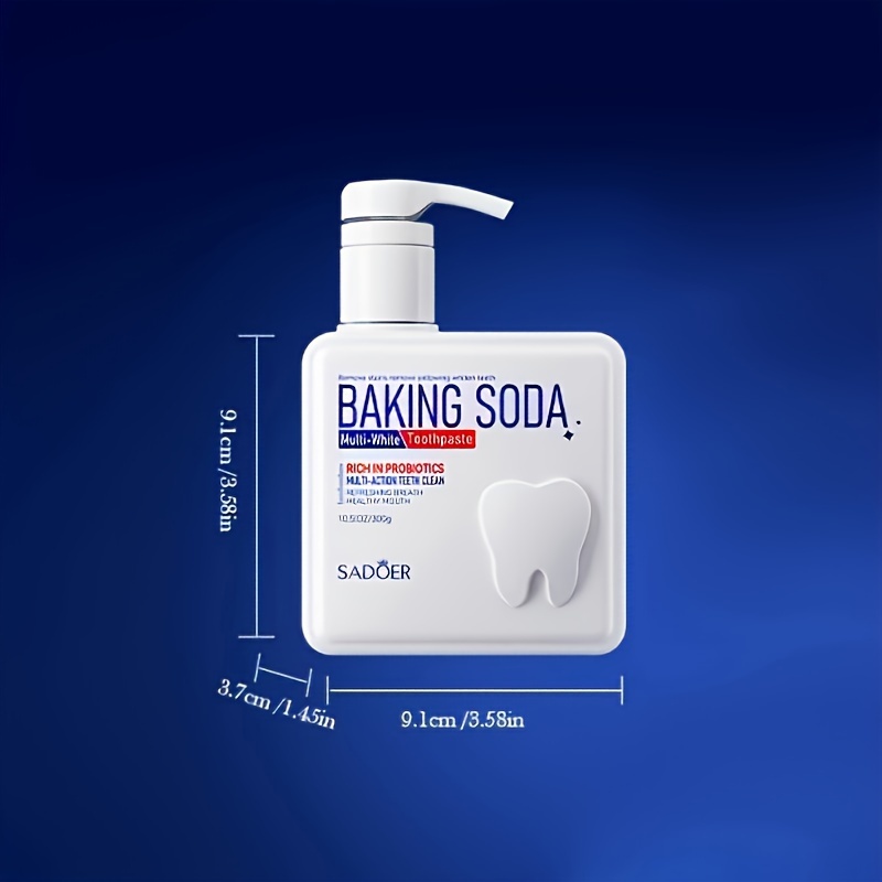 Dentifricio con pompa probioti - Teeth Whitening Baking Soda recensione e prezzo